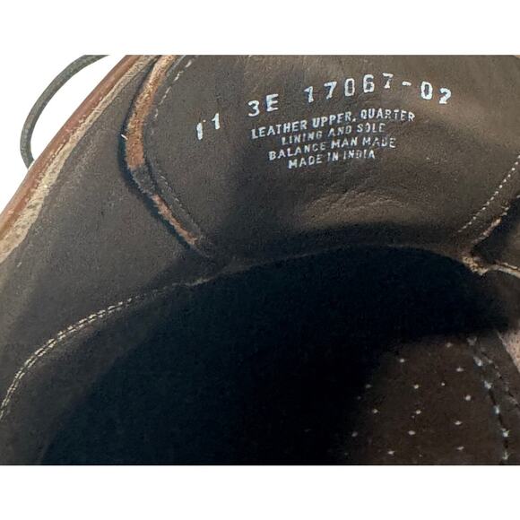 FLORSHEIM MEN'S BROWN LEATHER - Picture 4 of 5